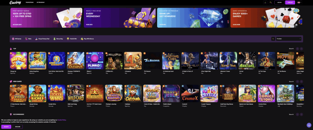 Exploring the Best Casiny Casino Bonuses for 2023