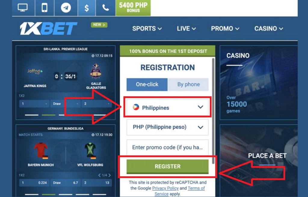 Pendaftaran 1xBet Indonesia - Cara Mendaftar Akun